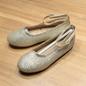 ✨Sparkle Gold Little Girl's Ballet Flats - Size 11✨
